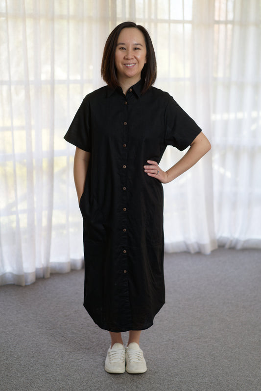 Magnolia Button Shirt Dress