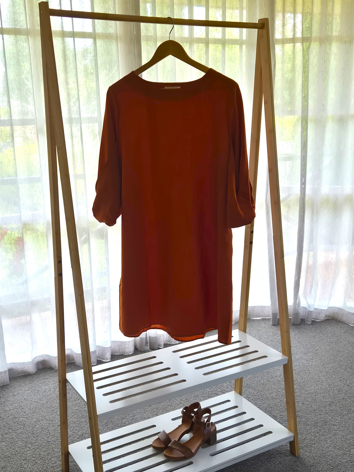 Iris Sleeved Swing Dress