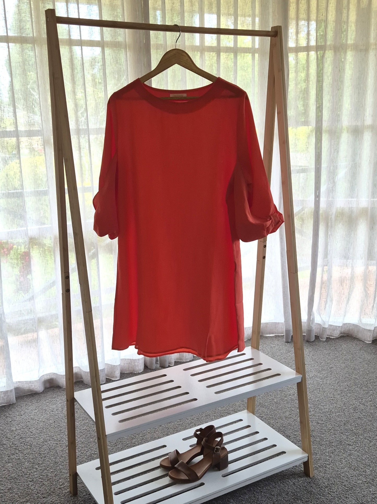 Iris Sleeved Swing Dress