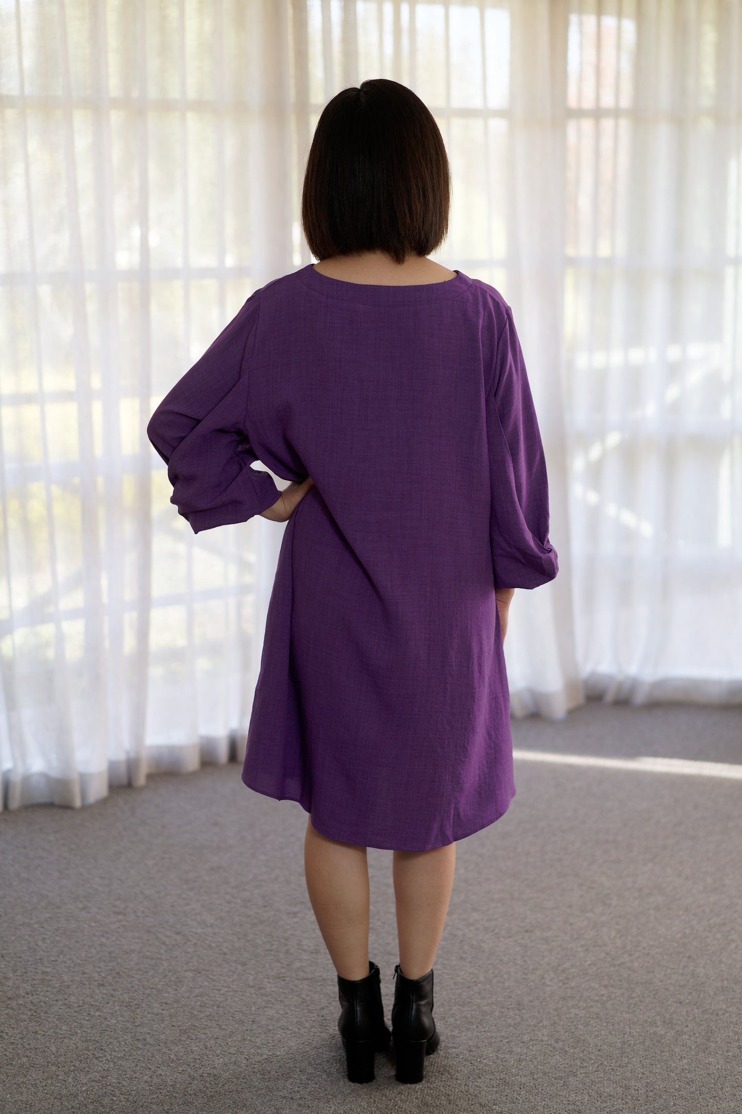 Iris Sleeved Swing Dress