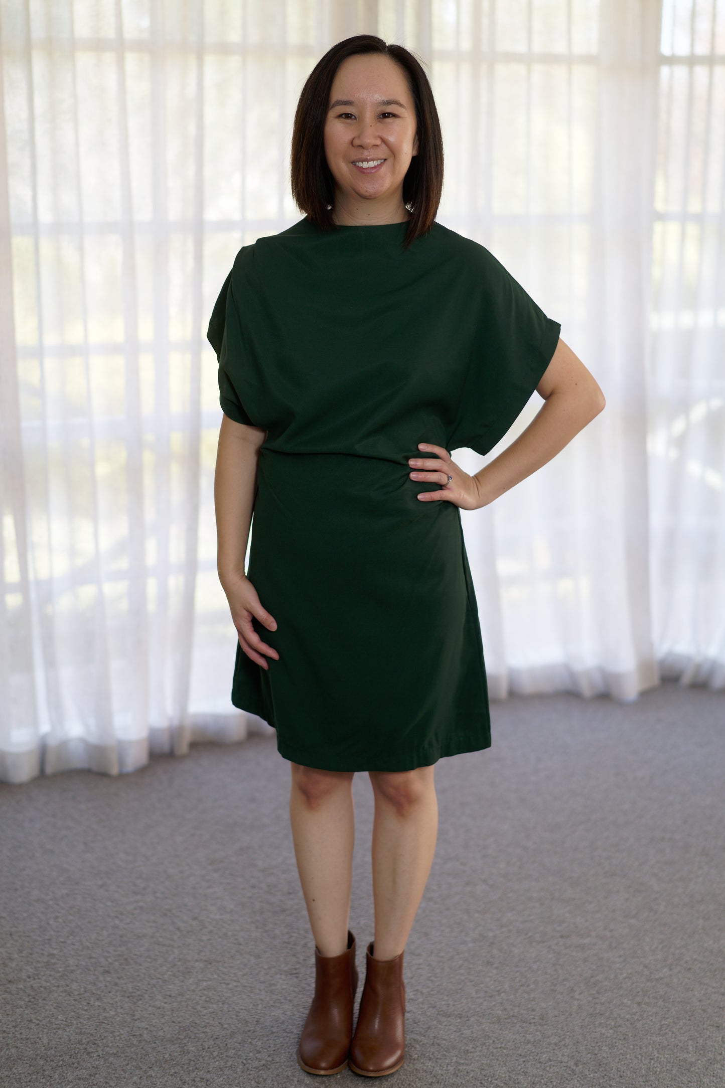 Lily Gathered Minidress